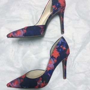 Pointy toed high heels